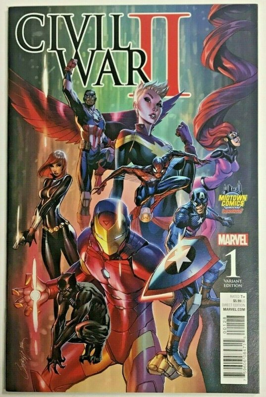 CIVIL WAR II#1 NM 2016 MIDTOWN VARIANT MARVEL COMICS