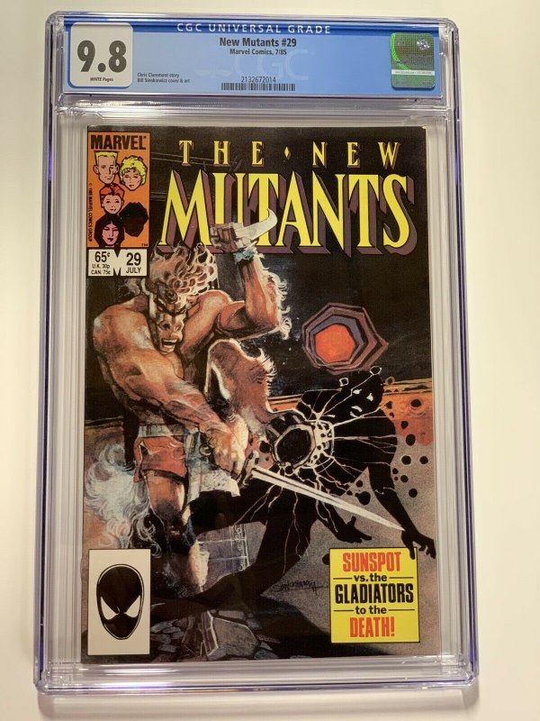 New Mutants 29 Cgc 9.8 White Pages Marvel X-men Copper Age 014