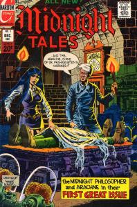 Midnight Tales #1 VG ; Charlton | low grade comic December 1972 Midnight Philoso