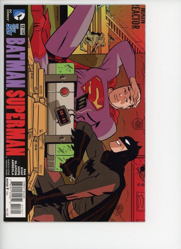 Batman/Superman 17 Darwyn Cooke Variant  9.0 (our highest grade)