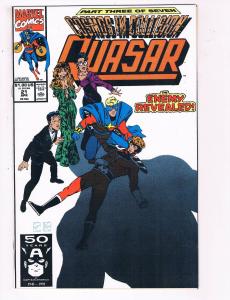 Quasar #21 VF Marvel Comics Cosmos In Collision Comic Book DE7