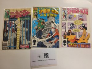 3 Spectacular Spider-Man Marvel Comics #123 124 151 81 SM9