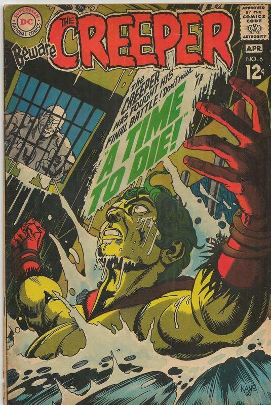 Beware the Creeper #6 ORIGINAL Vintage 1969 DC Comics   