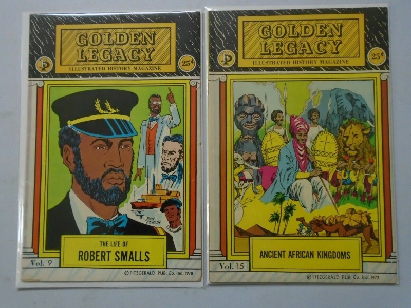 Golden Legacy #9+15 avg 5.0 VG FN (1976 Fitzgerald Reprints)