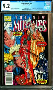 New Mutants #98 CGC Graded 9.2 1st Deadpool, Gideon, & Copycat as Domino
