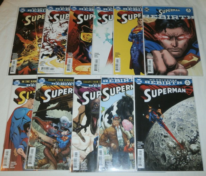 Superman (vol. 4, 2016) #1-10, Rebirth #1 (set of 11) Tomasi/Mahnke/Gleason