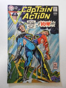 Captain Action #3 (1969) VG Condition centerfold detached top staple