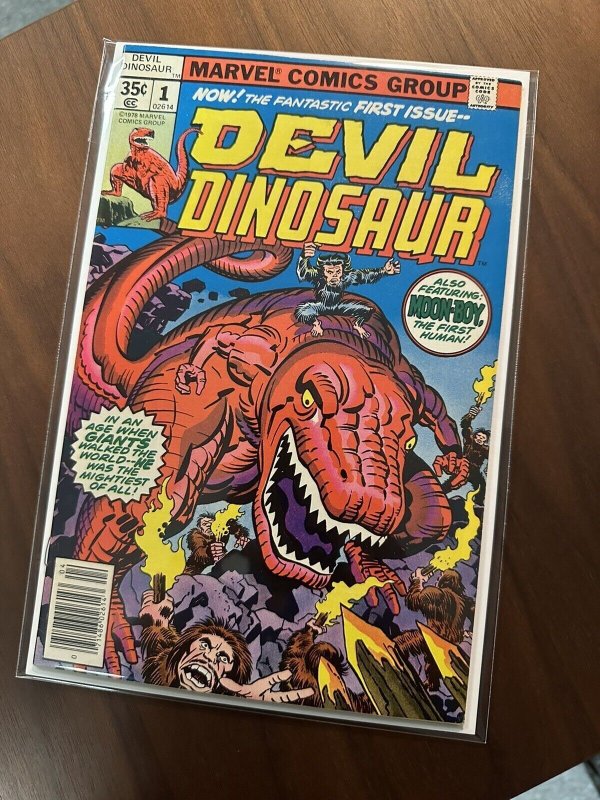 Devil Dinosaur #1 VF- 1st App of DD and Moon Boy. Kirby Cover (Marvel 1978)