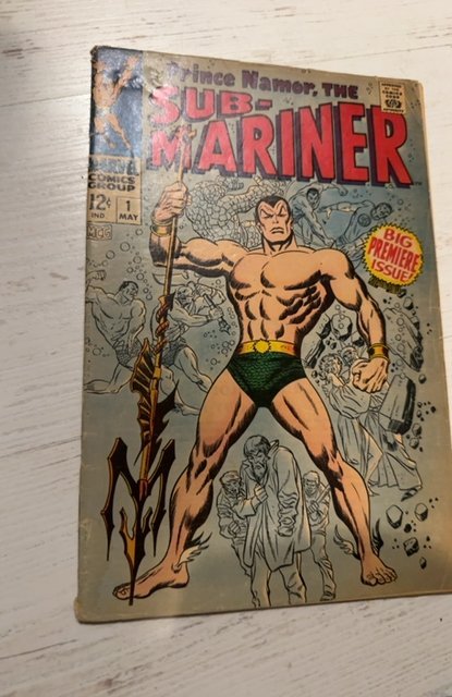 Sub-Mariner #1 (1968)2st solo seires- seedescription