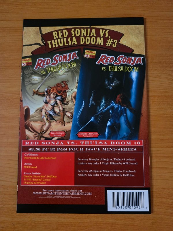 Red Sonja vs Thulsa Doom #2 B Dell Otto Variant ~ NEAR MINT NM ~ 2006 Dynamite