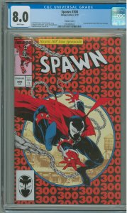 Spawn #300 Variant Cover J CGC 8.0! Amazing Spider-Man #300 Cover Homage!
