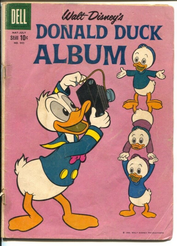 -Donald Duck Album-Four Color Comics #995 1959-Dell-Walt Disney-G