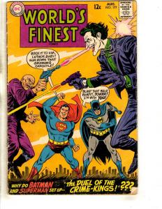 World's Finest Comics # 177 VG/FN DC Silver Age Comic Book Batman Superman JL8
