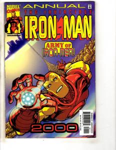 11 Iron Man Marvel Comics ANNUALS # 9 10 11 12 13 14 15 99' 00' 01' + 2020  CR37