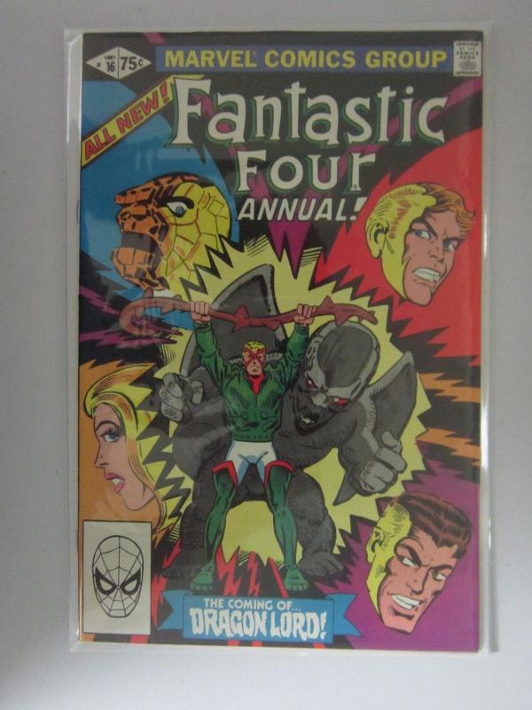 Fantastic Four (1961 1st Series) Annual #16 - 8.0 VF - 1981 - DIR