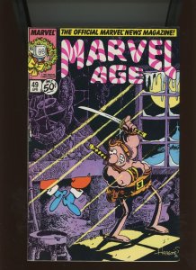 (1987) Marvel Age #49: COPPER AGE! (8.0)