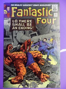 FANTASTIC FOUR # 43 KIRBY NICE COLOR AND NICE PAGES VERY SOLID BOOK KIRBY OFF...
