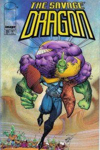 Savage Dragon, The #28 VF ; Image | Sam Kieth's Maxx