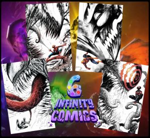 [4 PACK] VENOM 1, 2, 3 & 4 ? RETAILER EXCLUSIVE TYLER KIRKHAM COLOR SPLASH KEY