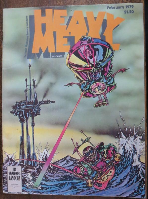 HEAVY METAL Vol.2 #10, February 1979. Corben, Moebius, Bilal, Chaland, Suydam VG