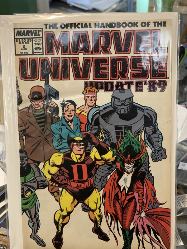 The Official Handbook of the Marvel Universe #2 (1989)