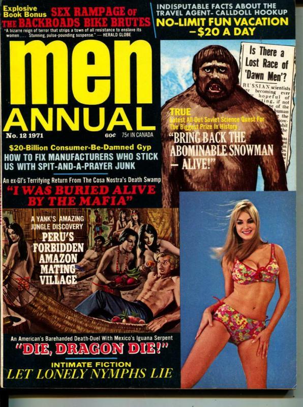 Men Annual-1971-Pussycat-Mafia-Abominable Snowman-Adventure