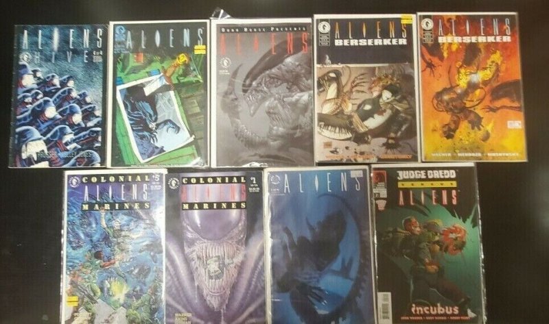 9PC MISC ALIENS LOT (6.0) 1992