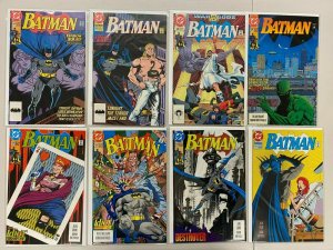 Batman Comic Lot #452-488 36 Different Books AVG 8.0 VF (1990-1993)