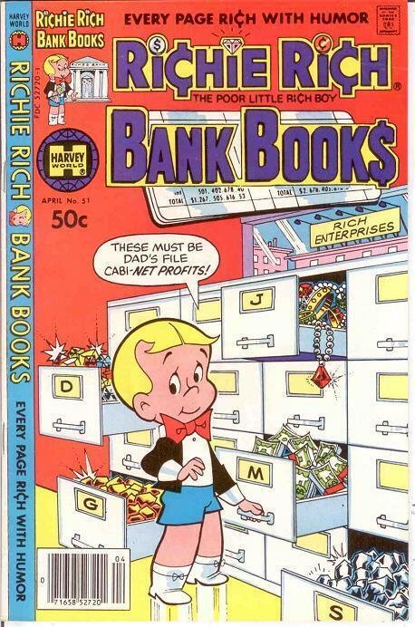 RICHIE RICH BANK BOOKS (1972-1982) 51 VF-NM April 1981 COMICS BOOK