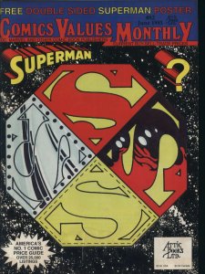 Comics Values Monthly #82 (with poster) VG ; Attic | low grade comic Superman