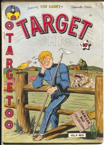 Target Vol. 4 #6 1943-Basil Wolverton-WWII-Targeteers-Chameleon-Cadet-VG+