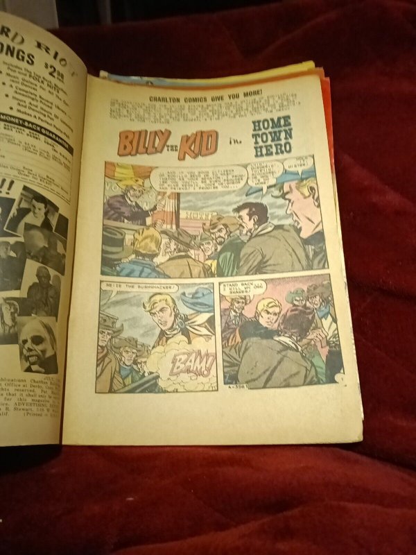 Billy The Kid 46 76 97 104 122 124 Charlton Comic Lot Run Set Collection Western