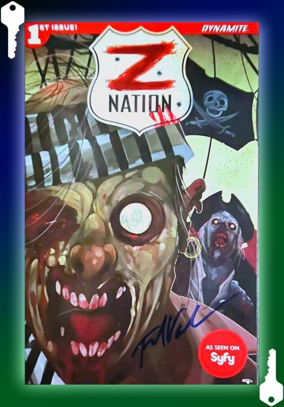 Z Nation #1 (2017) Key Signed by Fred Van Lente w/COA Great Zombie Movie Series