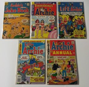Gold-Silver Age ARCHIE TITLES 14pc Count Mid Grade Comic Lot VG to VF- Jughead