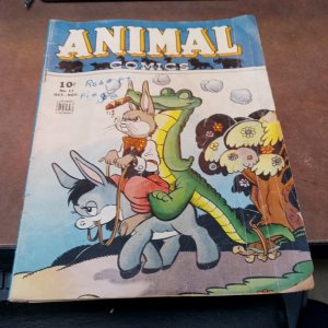 Animal Comics #11 1944-Dell-Uncle Wiggly & Albert the Alligator cover-Pogo funny