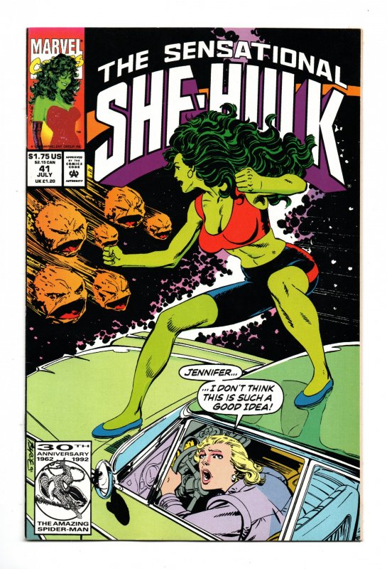 THE SENSATIONAL SHE-HULK #41 (1992) JOHN BYRNE | TRADE DRESS | DIRECT EDITION