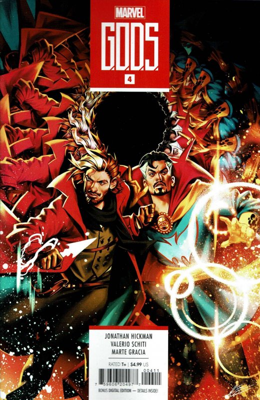 G.O.D.S. (Marvel) #4 VF/NM ; Marvel | GODS Jonathan Hickman