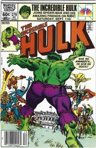 The Incredible Hulk #278 Newsstand Edition (1982)