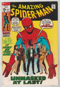 Amazing Spider-Man #87 (Aug-70) VG/FN+ Mid-Grade Spider-Man