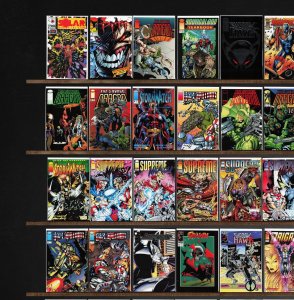 Huge Lot 150+ Comics with Supreme, Savage Dragon, Stormwatch & More!
