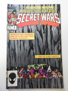Marvel Super Heroes Secret Wars #4 (1984) FN Condition!