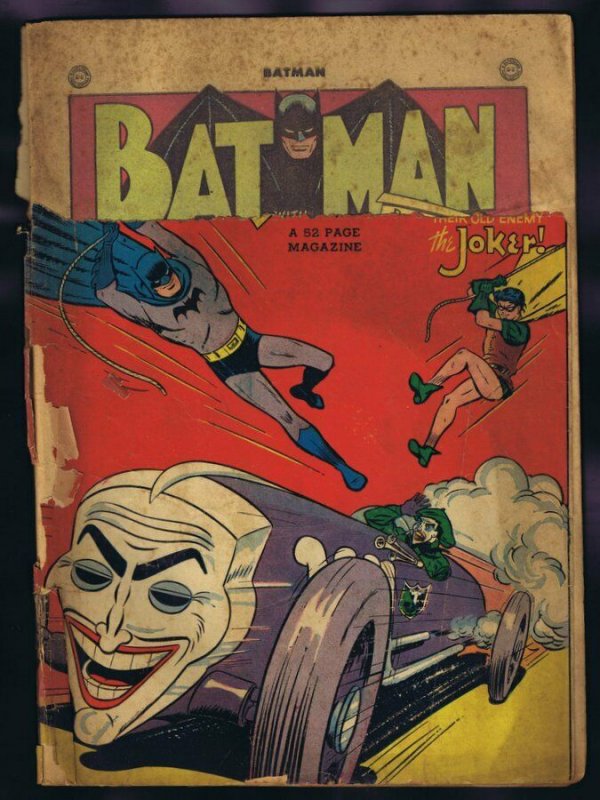 Batman #52 ORIGINAL Vintage 1949 DC Comics Joker Cover! 