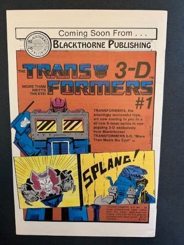 Blackthorne 3-D Series #20 - VF/NM