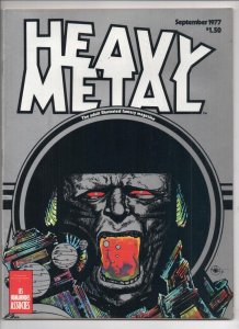 HEAVY METAL #6, NM-, September, 1977, Richard Corben, Moebius, more in store