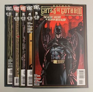 Batman Gates Of Gotham #1-5 Set (DC 2011) Trevor McCarthy Scott Snyder (8.5+) 