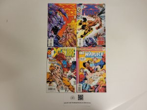 4 Marvel Comics #45 46 X-Force + #6 Warlock + #4 X-Calibre 69 TJ16