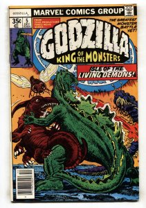 GODZILLA #5 1977-MARVEL-Bronze-Age comic book