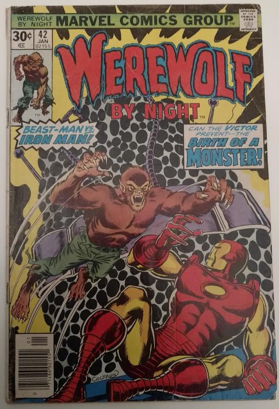 Captain Marvel #40 & Werewolf by Night #42 (Bronze Age!)