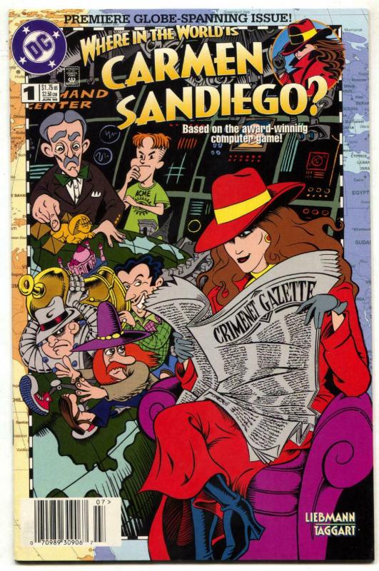 where in the world is carmen sandiego book
