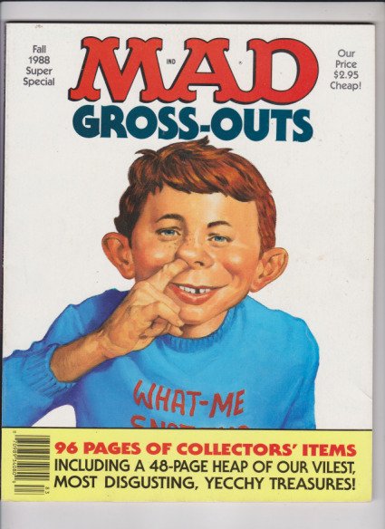 MAD GROSS OUTS FALL 1988 SUPER SPECIAL E.C. PUBLICATION, VF CONDITION